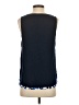 Deletta Blue Sleeveless Blouse Size S - photo 2