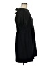 Topshop Solid Black Casual Dress Size 6 - photo 4