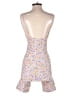 Skatie Floral White Purple Romper Size L - photo 2