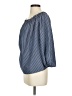 Adiva 100% Polyester Blue 3/4 Sleeve Blouse Size S - photo 5