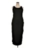 Unbranded 100% Polyester Solid Black Cocktail Dress Size 2XL - photo 1