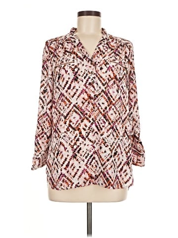 My Michelle Long Sleeve Blouse (view 1)