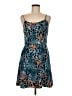 Kensie 100% Polyester Print Blue Cocktail Dress Size M - photo 1