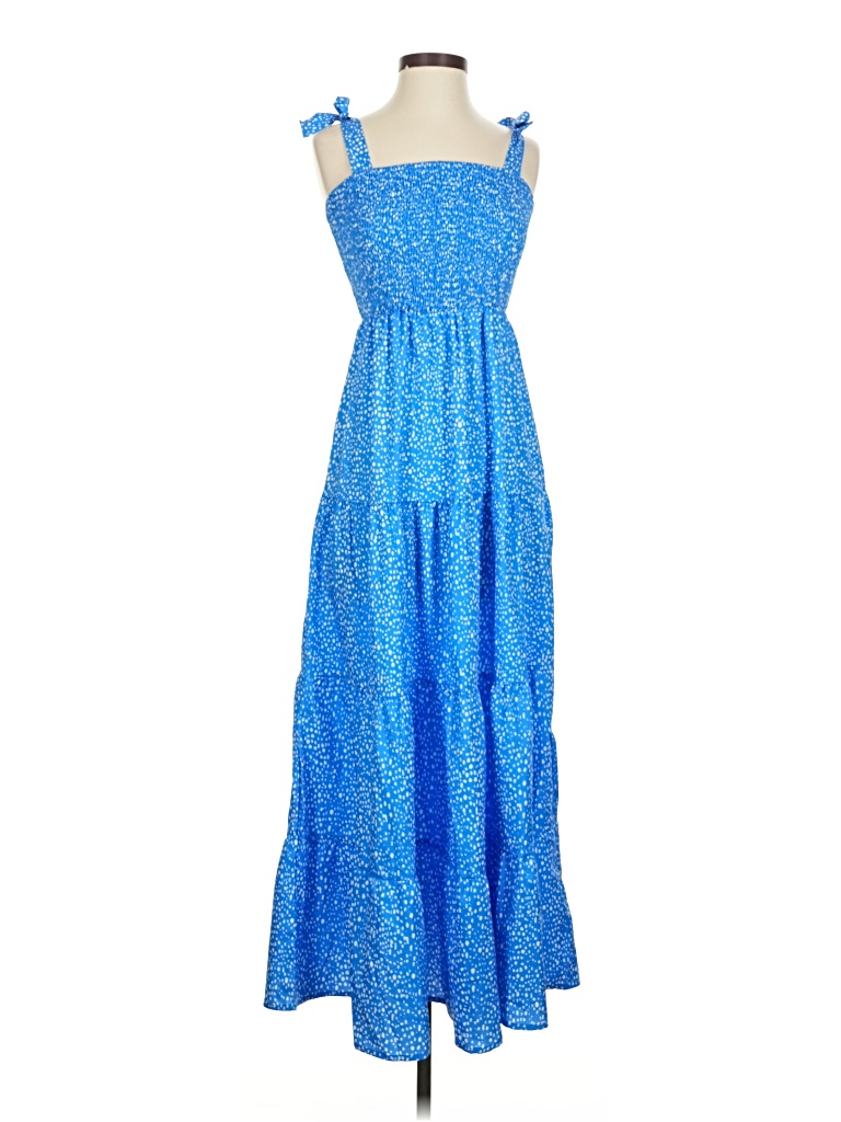 Pre-owned Unbranded Casual Dress In Blue
