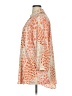 CAbi 100% Polyester Animal Print Orange 3/4 Sleeve Blouse Size XL - photo 5