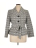 Suit Studio Houndstooth Gray Jacket Size 16 (petite) - photo 1