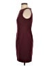 AGB Solid Burgundy Casual Dress Size 4 (petite) - photo 5