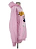 Assorted Brands 100% Polyester Pink Pullover Hoodie Size M - photo 4