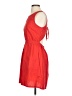 Unbranded Solid Red Casual Dress Size XS - photo 5