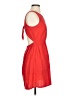 Unbranded Solid Red Casual Dress Size XS - photo 4