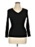 Pink Clover Black Pullover Sweater Size XL - photo 1