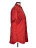 True Craft Polka Dots Red Short Sleeve Button-Down Shirt Size L - photo 4