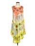 Assorted Brands Tropical Yellow Casual Dress Size Sm - Lg - photo 1