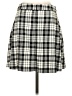 MNG Plaid Gray Casual Skirt Size S - photo 2