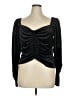 Express Black 3/4 Sleeve Top Size XL - photo 1