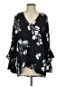 Vince Camuto 100% Polyester Black 3/4 Sleeve Blouse Size S - photo 1