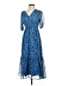 Old Navy 100% Polyester Blue Cocktail Dress Size XS - photo 1