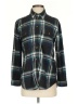 American Eagle Outfitters Plaid Black Long Sleeve Button-Down Shirt Size XS - photo 1