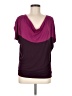 Express 100% Rayon Purple Short Sleeve Top Size M - photo 1