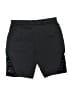 Shein 100% Polyester Graphic Black Athletic Shorts Size 6 - photo 2