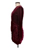Unbranded 100% Polyester Burgundy Cocktail Dress Size M - photo 5