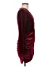 Unbranded 100% Polyester Burgundy Cocktail Dress Size M - photo 4