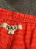 Flax 100% Linen Chevron-herringbone Red Linen Pants Size 14 (L) - photo 4