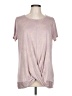 Sinuous Pink Short Sleeve Top Size L - photo 1
