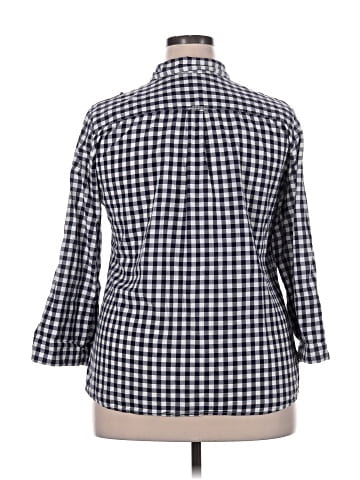 Gap Outlet 3/4 Sleeve Button-Down Shirt (view 2)