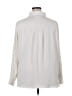 H&M 100% Polyester Solid Ivory Long Sleeve Blouse Size XXL - photo 2