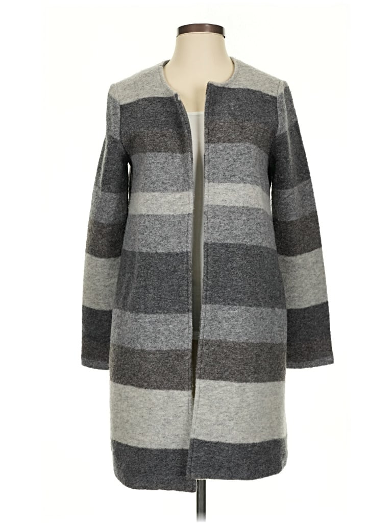 Pre-owned Max Studio Coat In Gray