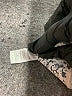 Athleta 100% Polyester Print Blue Active Pants Size S - photo 5