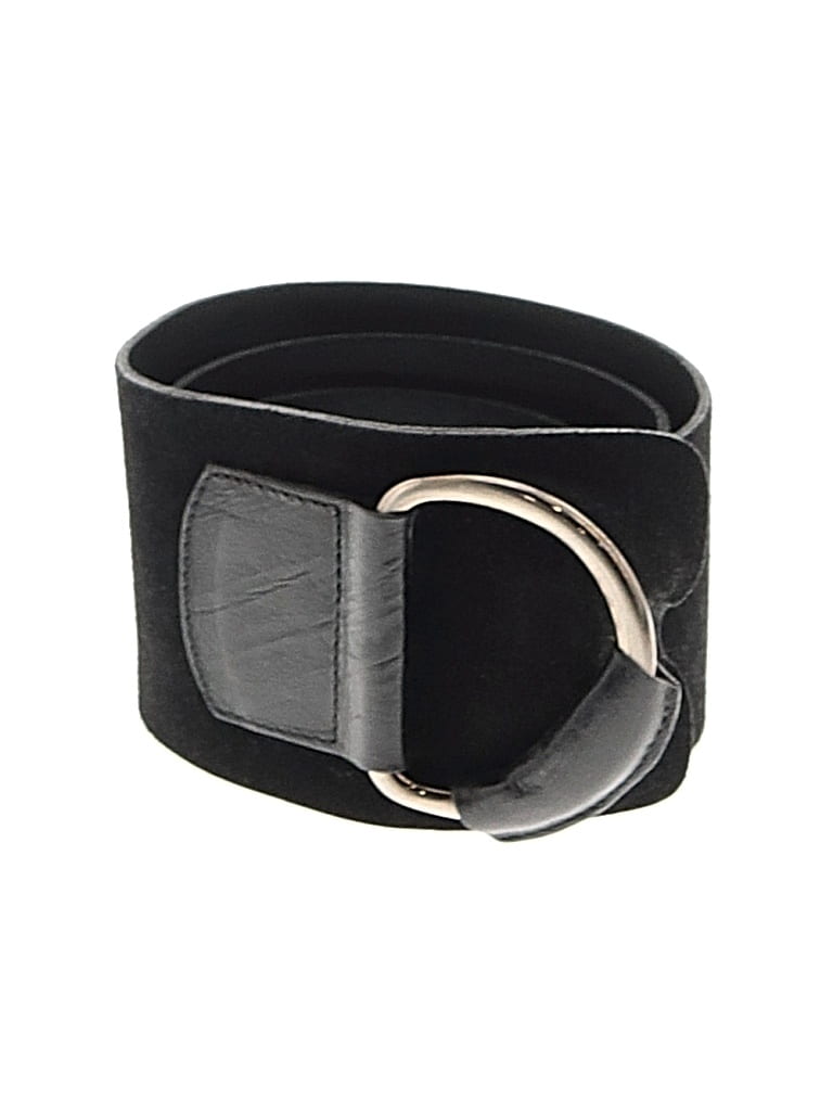 Pre-owned Stephen Collins Leather Belt In Black