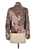 Eclair 100% Polyester Paisley Brown Long Sleeve Blouse Size S - photo 2