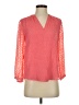J.Crew Orange 3/4 Sleeve Silk Top Size 00 - photo 1