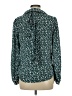 Shein 100% Polyester Green Teal Long Sleeve Blouse Size M - photo 2