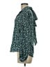 Shein 100% Polyester Green Teal Long Sleeve Blouse Size M - photo 5
