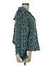 Shein 100% Polyester Green Teal Long Sleeve Blouse Size M - photo 4