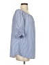 Stem & Vine 100% Polyester Blue 3/4 Sleeve Blouse Size S - photo 4