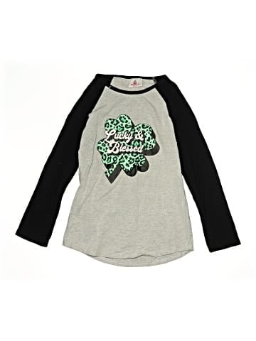 Ruffle Girl 3/4 Sleeve T-Shirt (view 1)