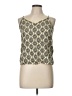 Shein 100% Viscose Ivory Sleeveless Top Size L - photo 1