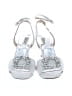 Badgley Mischka White Sandals Size 9 1/2 - photo 2