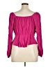 Heatherly Pink Long Sleeve Blouse Size 1X - photo 2
