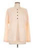 Unbranded Tan Long Sleeve Henley Size L - photo 1