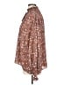 Max Studio 100% Polyester Floral Brown Long Sleeve Blouse Size L - photo 5