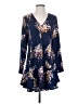Free Press 100% Polyester Blue Casual Dress Size S - photo 1