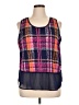 Signature Studio 100% Polyester Pink Sleeveless Blouse Size XL - photo 1