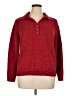 Rebecca Malone Tweed Red Pullover Sweater Size XL - photo 1
