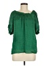 B-Design 100% Polyester Green 3/4 Sleeve Blouse Size M - photo 1