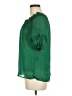 B-Design 100% Polyester Green 3/4 Sleeve Blouse Size M - photo 5